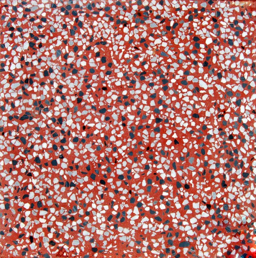Gạch terrazzo trơn màu đỏ